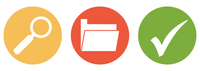 Ordner und Dateien suchen und finden - Button Banner