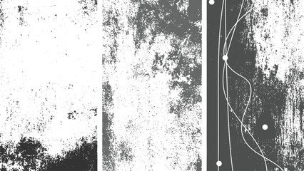 set of grunge texture and vector, overlay dust grunge texture transparent Background