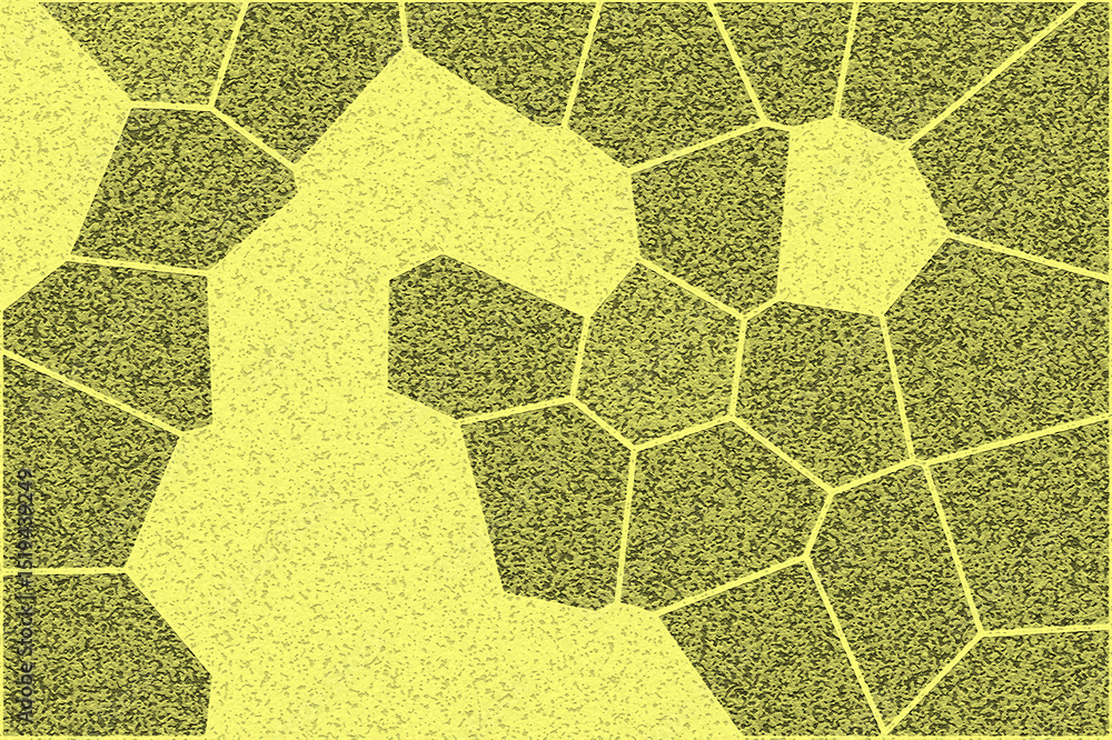 Poster abstract yellow polygons pattern geometric background design