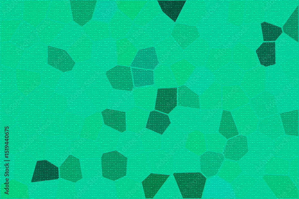 Aufkleber abstract green shapes pattern texture background design