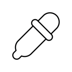 Pipette icon vector 