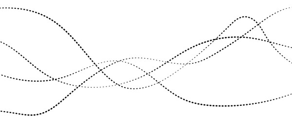 abstract dotted wave background