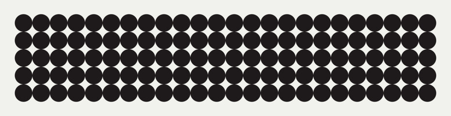 Mid century modern circle pattern vector. Graphical illustration for a unique banners, textiles and interior design.