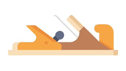 Woodworking hand plane placed on a workshop bench, showcasing craftsmanship and precision tools used by carpenters