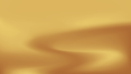 Gold abstract blurred gradient background. Vector illustration.