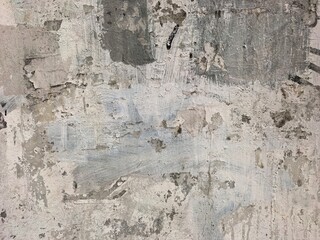 Worn Peeling Painted Concrete Wall Texture Background