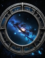 Obraz premium various fictional space views