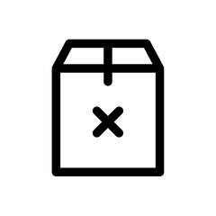 Box packaging icon