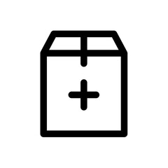 Obraz premium Box packaging icon