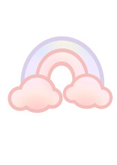 Pastel rainbow