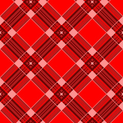Vector - squares scottish style seamless pattern.