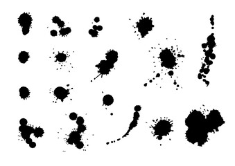 Ink blots.