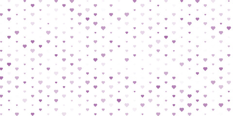 Vector seamless pattern with hearts.