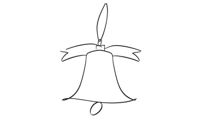 jingle bell drawing black color object merry christmas xmas happy new year 2025 2026 2027 year time jingle bell winter season december january month jingle bell holiday celebration happy new year xmas