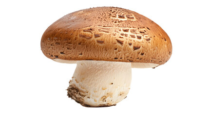 Isolated Mushroom Isolated on Tranasparent Background for Creative Designs