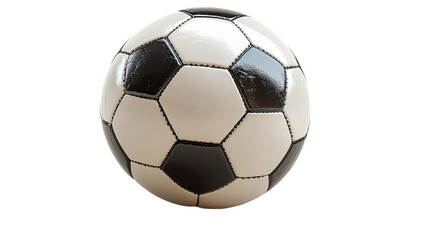 Naklejka premium Soccer ball isolated on white, classic football, sport equipment