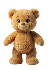Fototapeta premium Brown Teddy Bear, Isolated Transparent Background