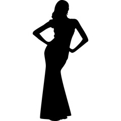 Fashion Model Silhouette