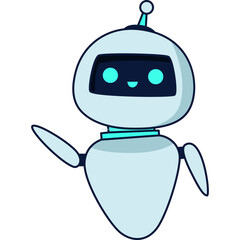 Futuristic Robot Illustration