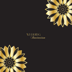 The Gold Mandala Wedding Iinvitation Card 19