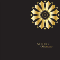 The Gold Mandala Wedding Iinvitation Card 19