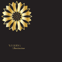 The Gold Mandala Wedding Iinvitation Card 19