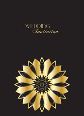 The Gold Mandala Wedding Iinvitation Card 19