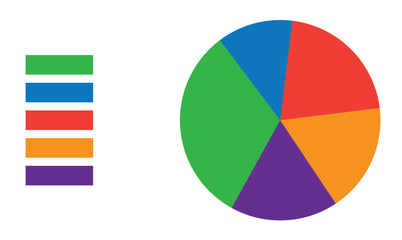 data visualization pie chart icon