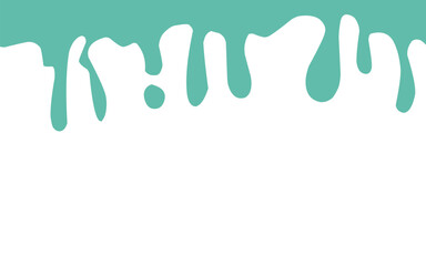 Blue frame dripping paint molten splash shape frame background  (20250603103050).eps