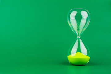 Hourglass The process of time running out The rule of limited time