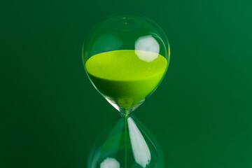 Hourglass The process of time running out The rule of limited time