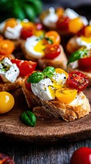 easter cake with eggs