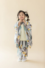 着物姿のかわいい女の子