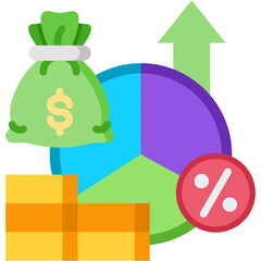Profit Margin Icon