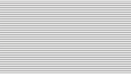 Obraz premium Black horizontal stripes seamless pattern. Vector background