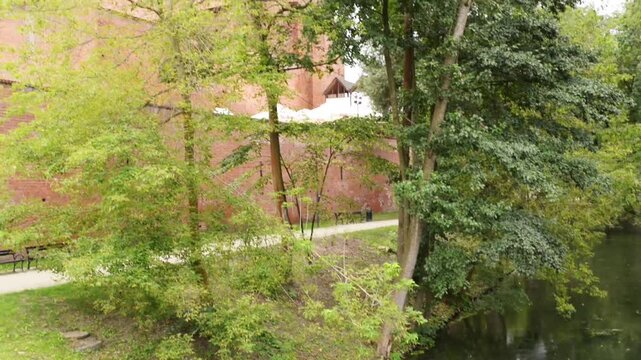 Ordensburg castle in Olsztyn, Poland