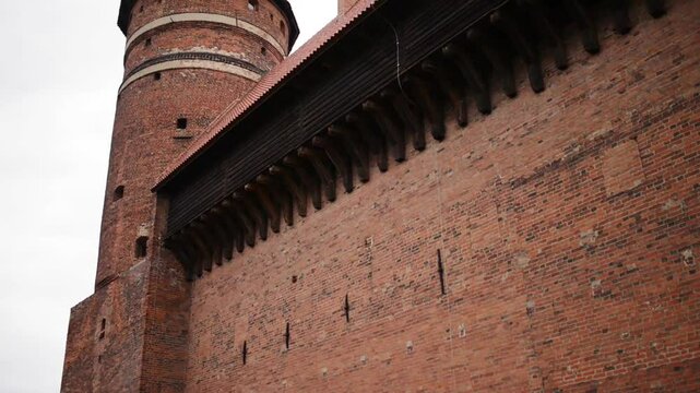 Ordensburg castle in Olsztyn, Poland