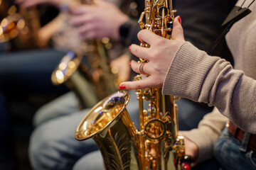 Saxophone Ensemble Band  