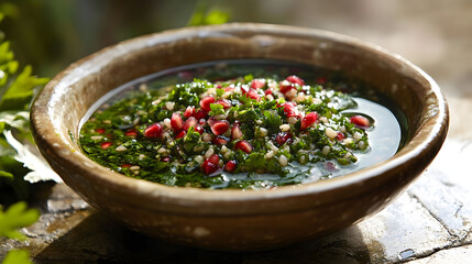 food, green, bowl, vegetable, healthy, fresh, sauce, pesto, soup, salad, meal, dish, leaf, herb, ingredient, cuisine, basil, isolated, dinner, spice, italian, garlic, white, diet, parsley