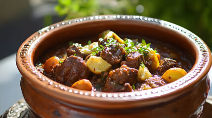 food, meat, stew, vegetable, beef, meal, soup, dish, dinner, cuisine, carrot, vegetables, bowl, cooking, pork, tomato, sauce, lunch, potato, healthy, chicken, spice, potatoes, gourmet, traditional