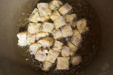 Asia China Guangdong Province Jieyang Chaozhou Local Specialty Chinese Traditional Food Wrapped Meat