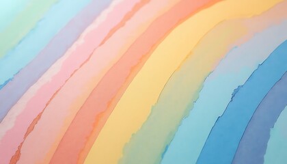 Colorful Pastel Watercolor Stripes