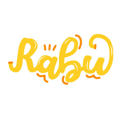 Letter rabu wednesday
