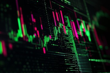 Fototapeta premium Close-up view of a dynamic market display.