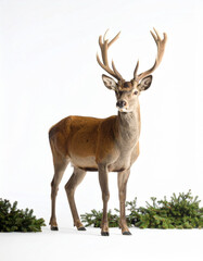 Obraz premium deer in the snow
