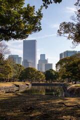Hamarikyu Gardens, Tokyo, Japan