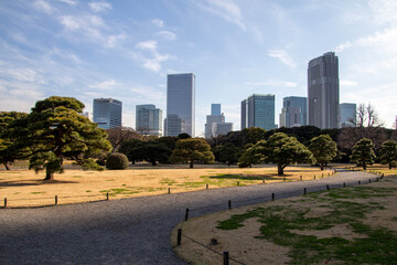 Hamarikyu Gardens, Tokyo, Japan