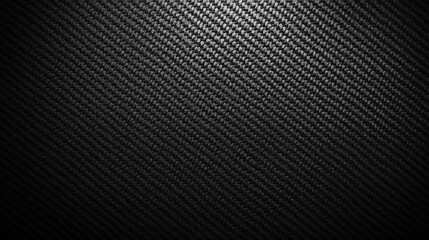 Obraz premium Woven carbon fiber material with visible texture and highlights