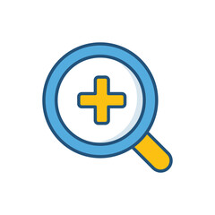 Fototapeta premium Zoom In Vector icon