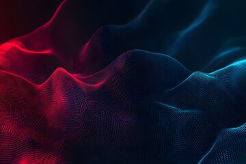 Abstract technology background with blue and red light lines, vector illustration design. Digital futuristic concept banner for internet connection, 
